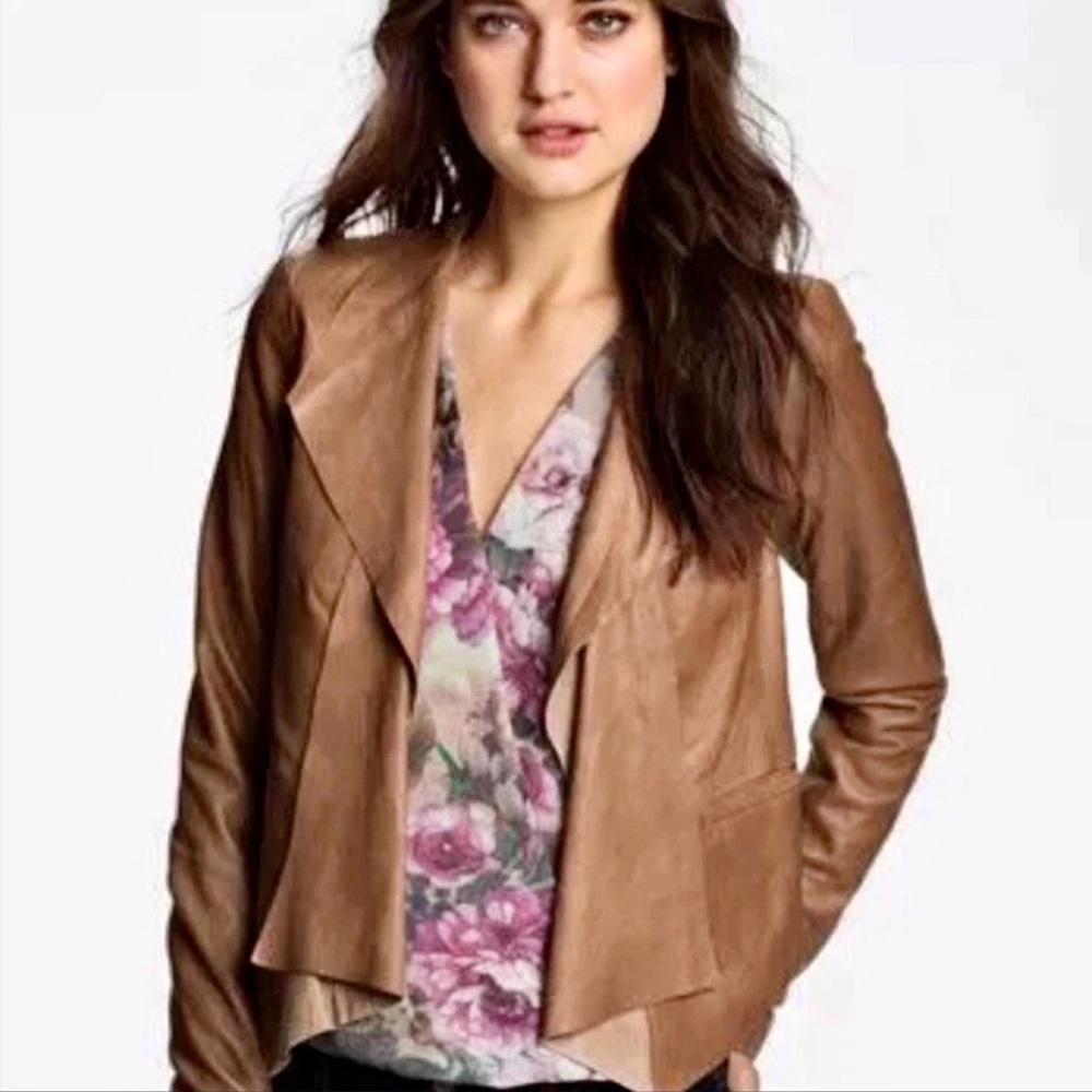 Trouvé Tan Leather Jacket